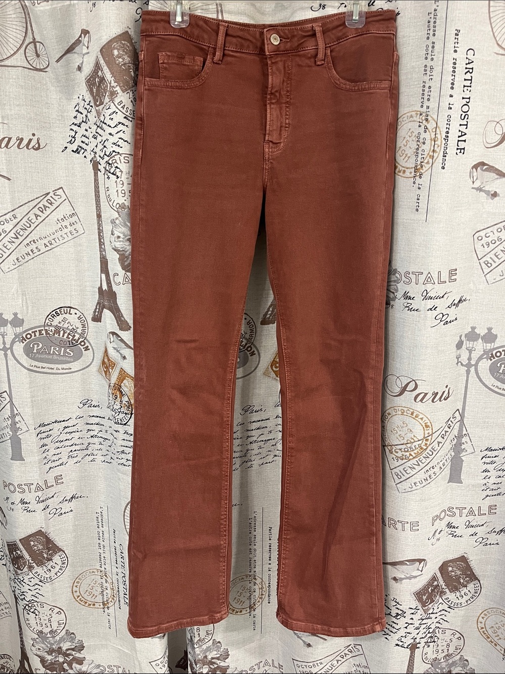 Rust Colored Bootcut Jeans